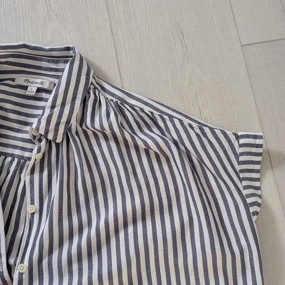 Madewell central tunic shirt in Ballard stripe - Picture 7 of 11